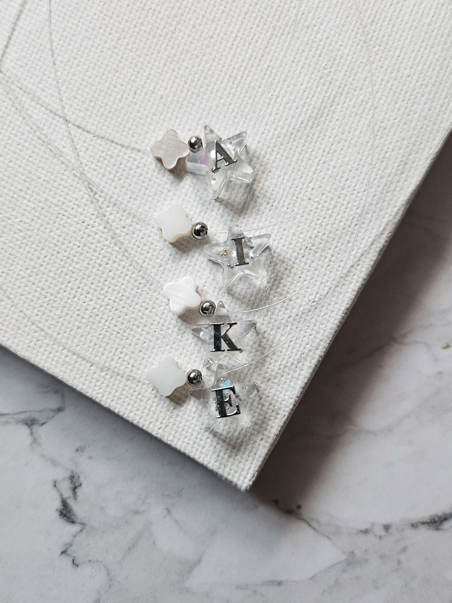 Dictionary necklaces (silver)